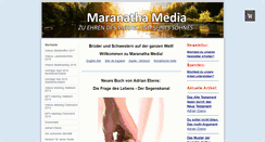 Desktop Screenshot of maranathamedia.info